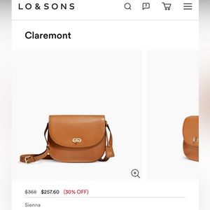 Lo and Sons Claremont Bag in Sienna
